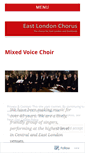Mobile Screenshot of eastlondonchorus.org.uk