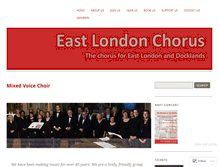 Tablet Screenshot of eastlondonchorus.org.uk